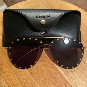 Studded Aviators oversized
